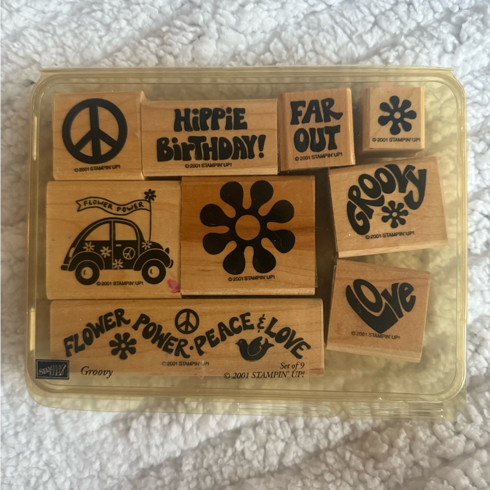 Stampin' Up! Groovy Hippie Rubber Stamp Set